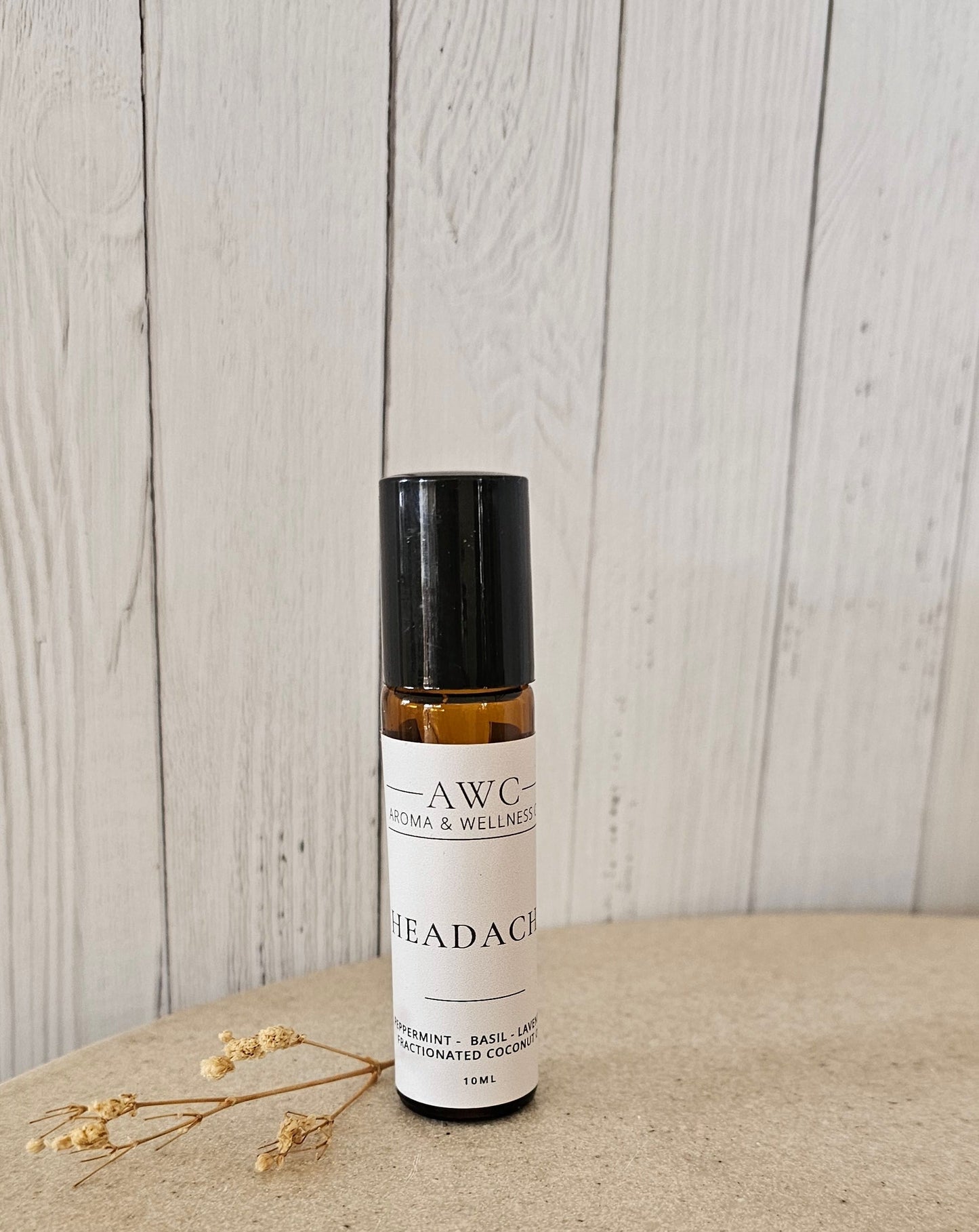 Adult headache essential oil roller blend