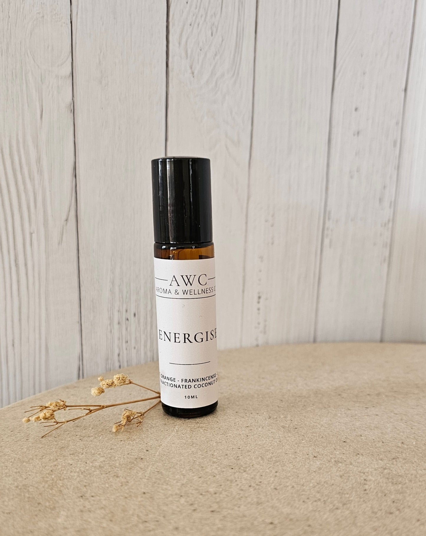 energise essential oil roller blend