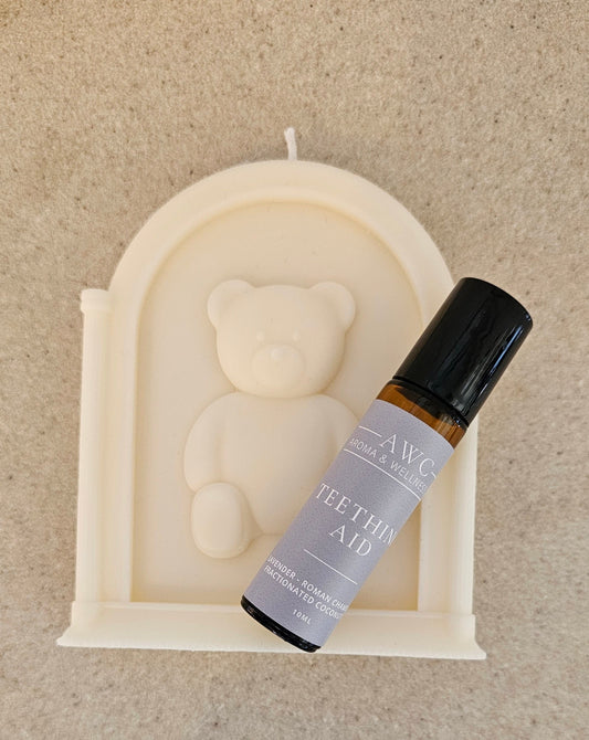 Teething aid roller blend for babies