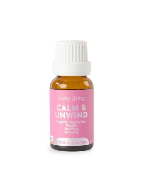 Calm & Unwind Certified Organic Essential Oil 15mil
